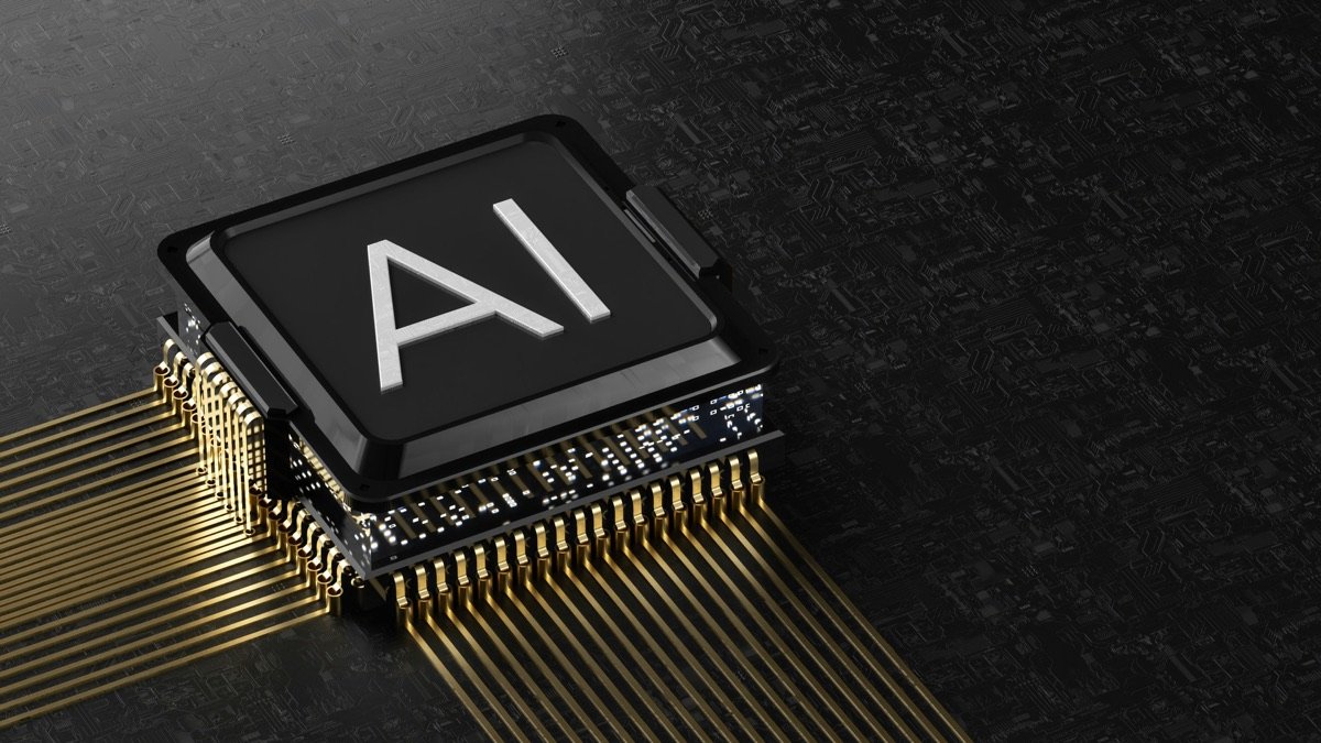 A processor chip marked AI